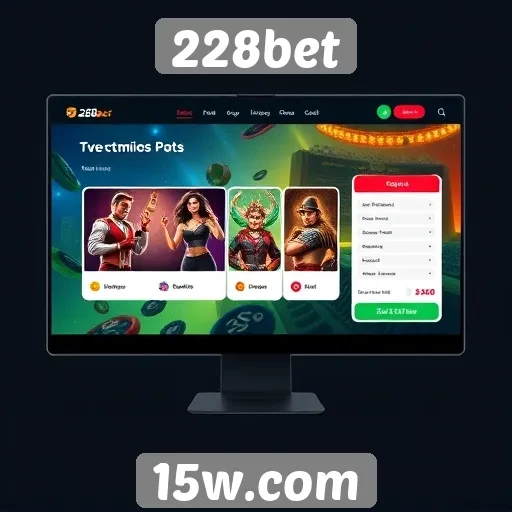 Análise da interface do usuário no site 228bet